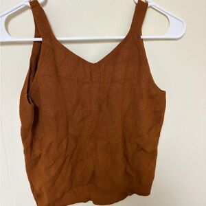 Rust Knit Tank